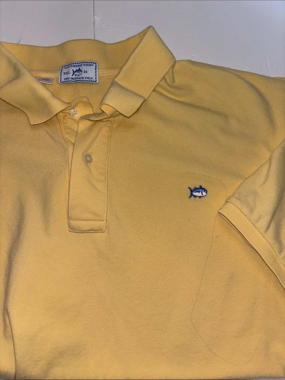 Southern Tide Yellow Skipjack Polo